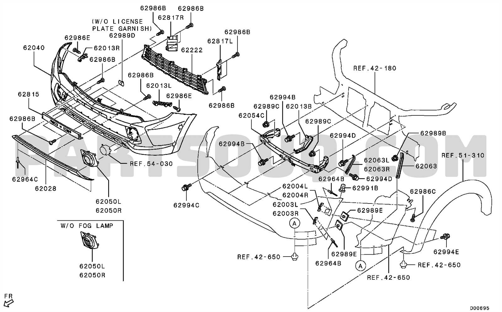 mitsubishi l200 parts diagram