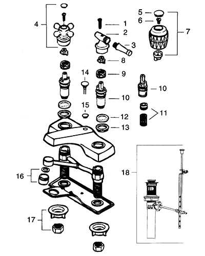 faucet handle parts diagram