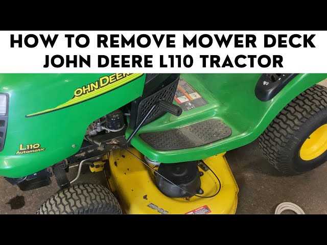 john deere 110 mower deck parts diagram