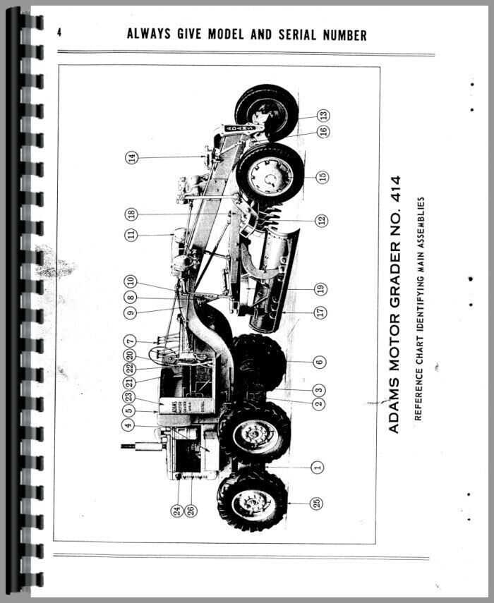 grader parts diagram