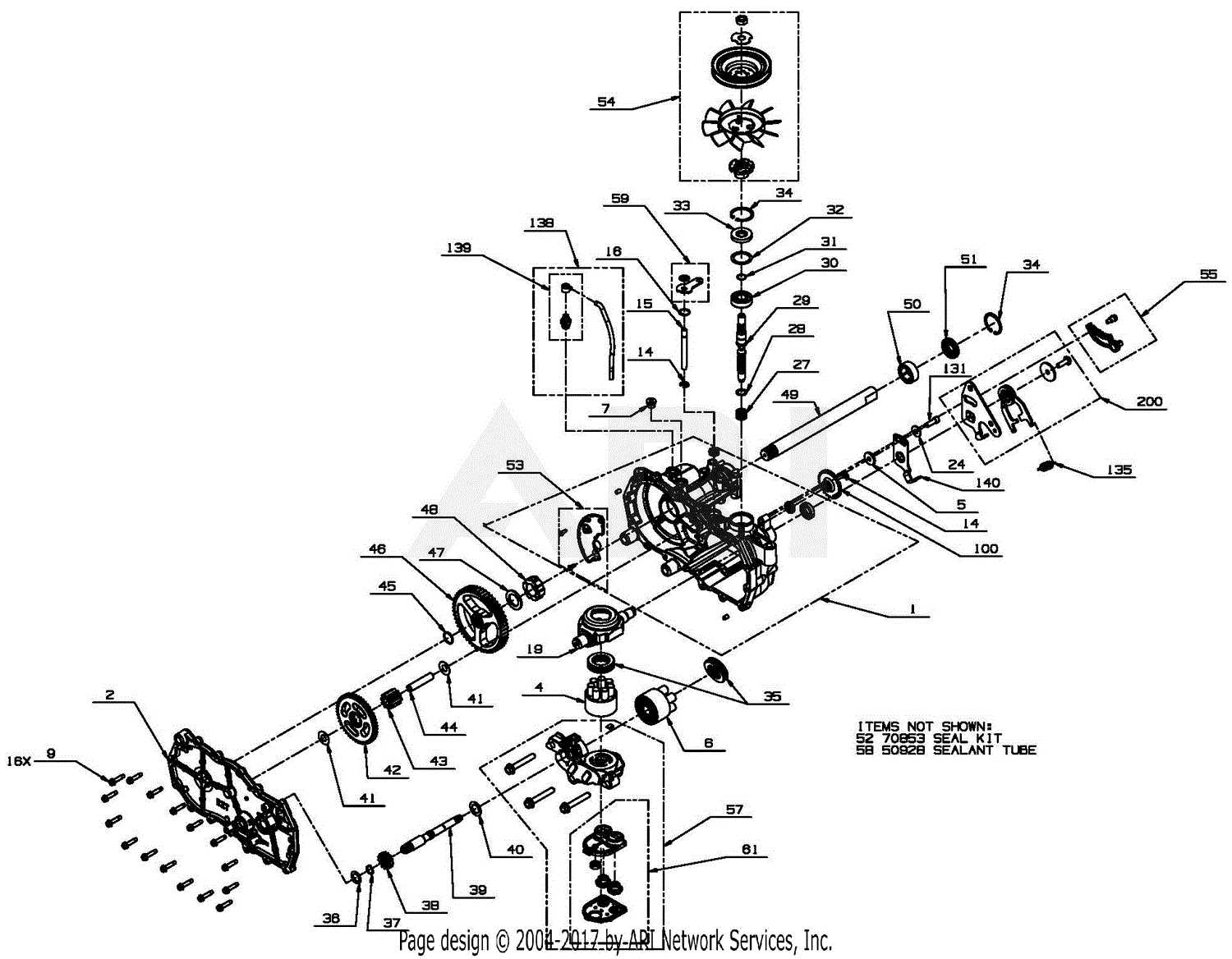 gravely zt 42 parts diagram