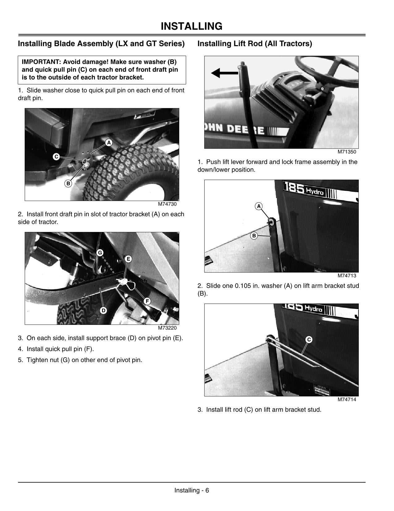 gt262 parts diagram