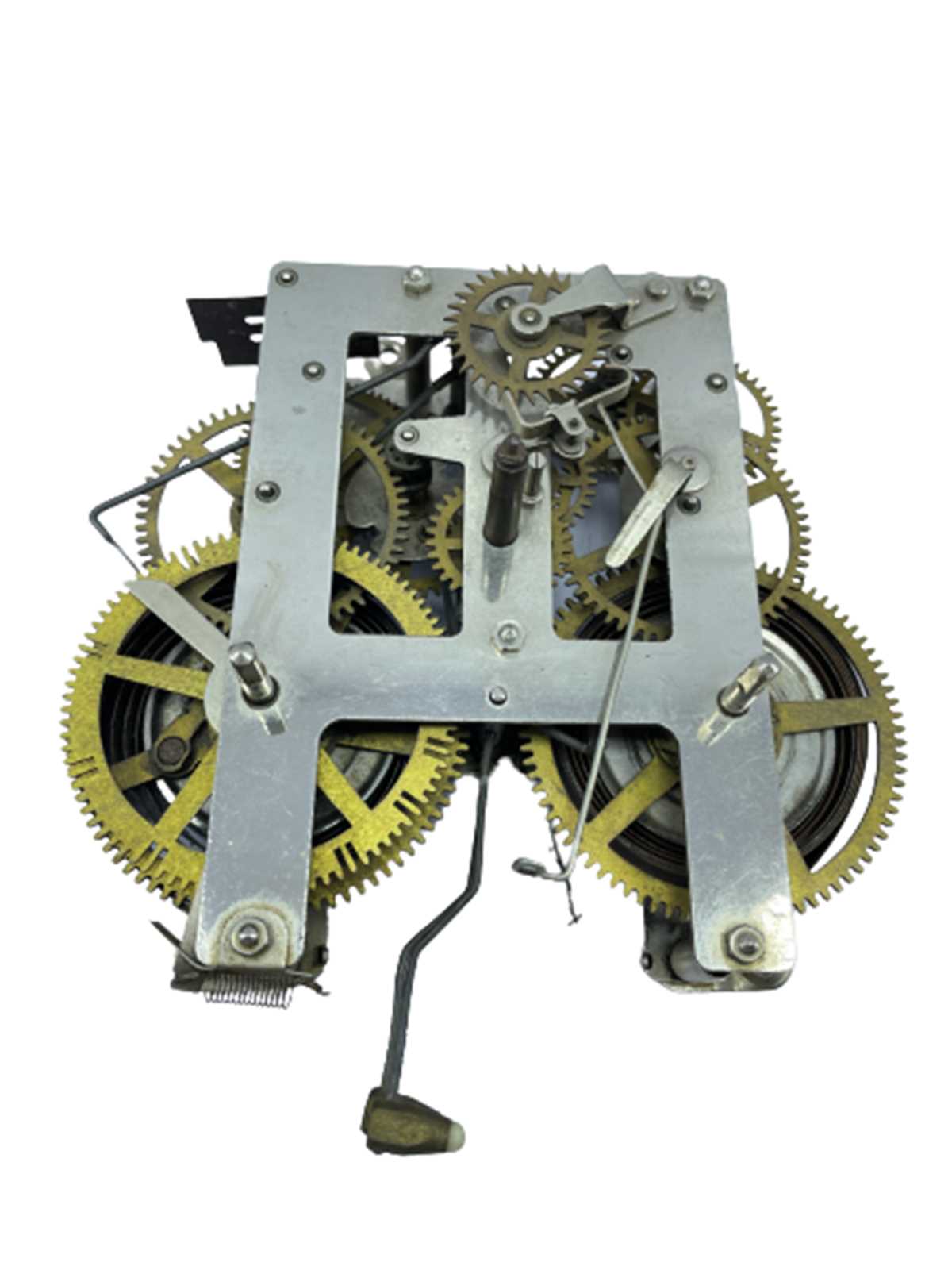 antique clock parts diagram