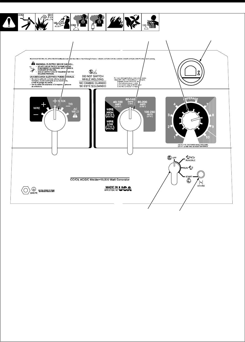 miller bobcat 250 parts diagram