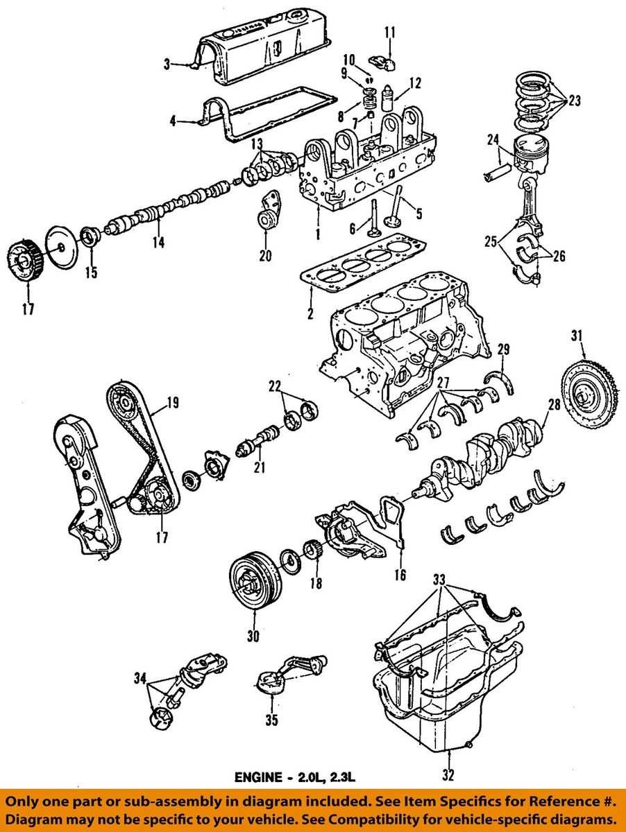 ford ranger engine parts diagram