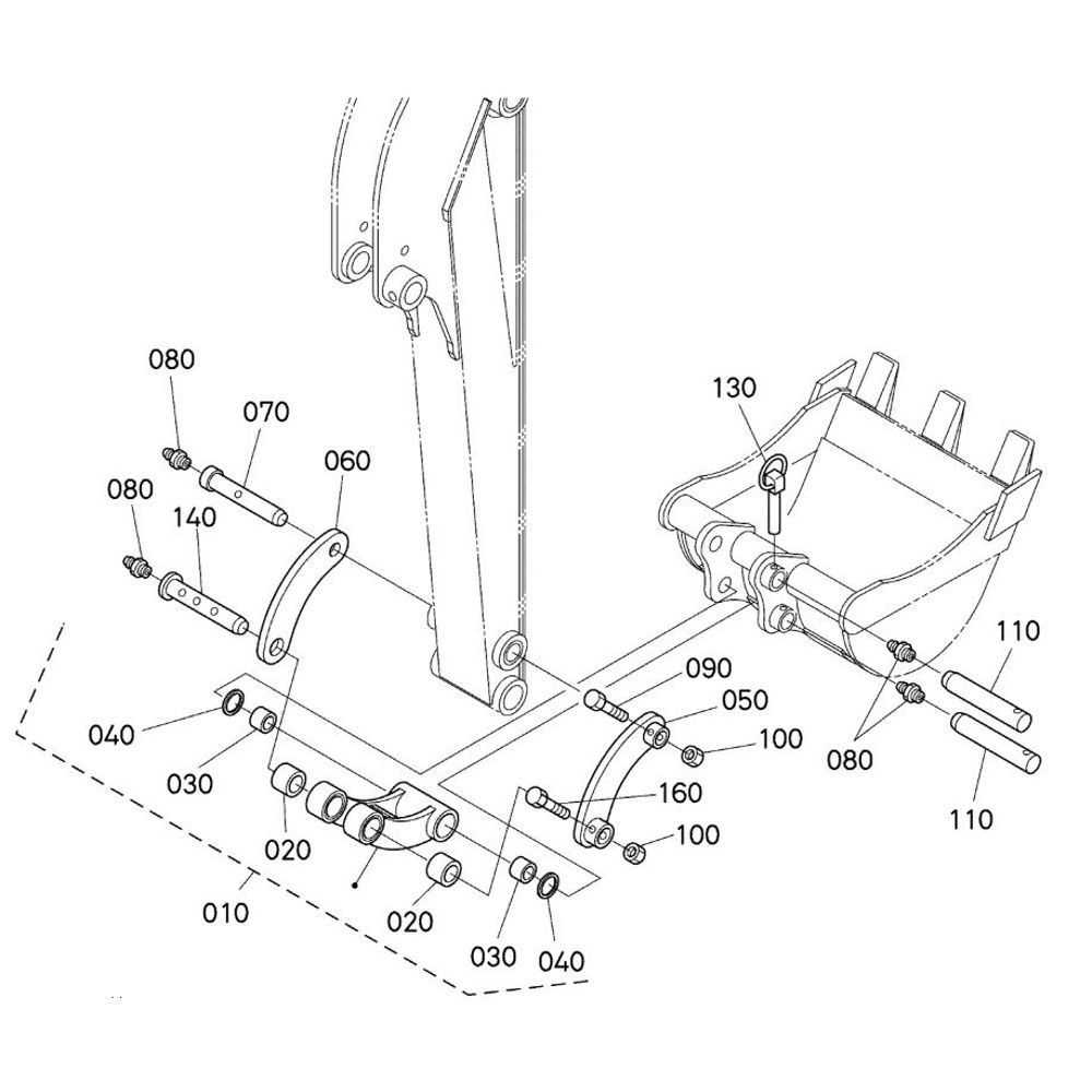 kubota k008 3 parts diagram