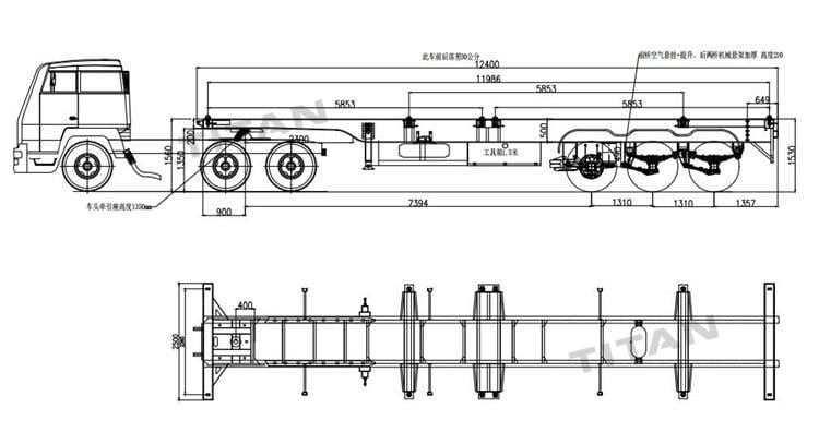intermodal chassis parts diagram