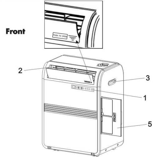 haier portable air conditioner parts diagram