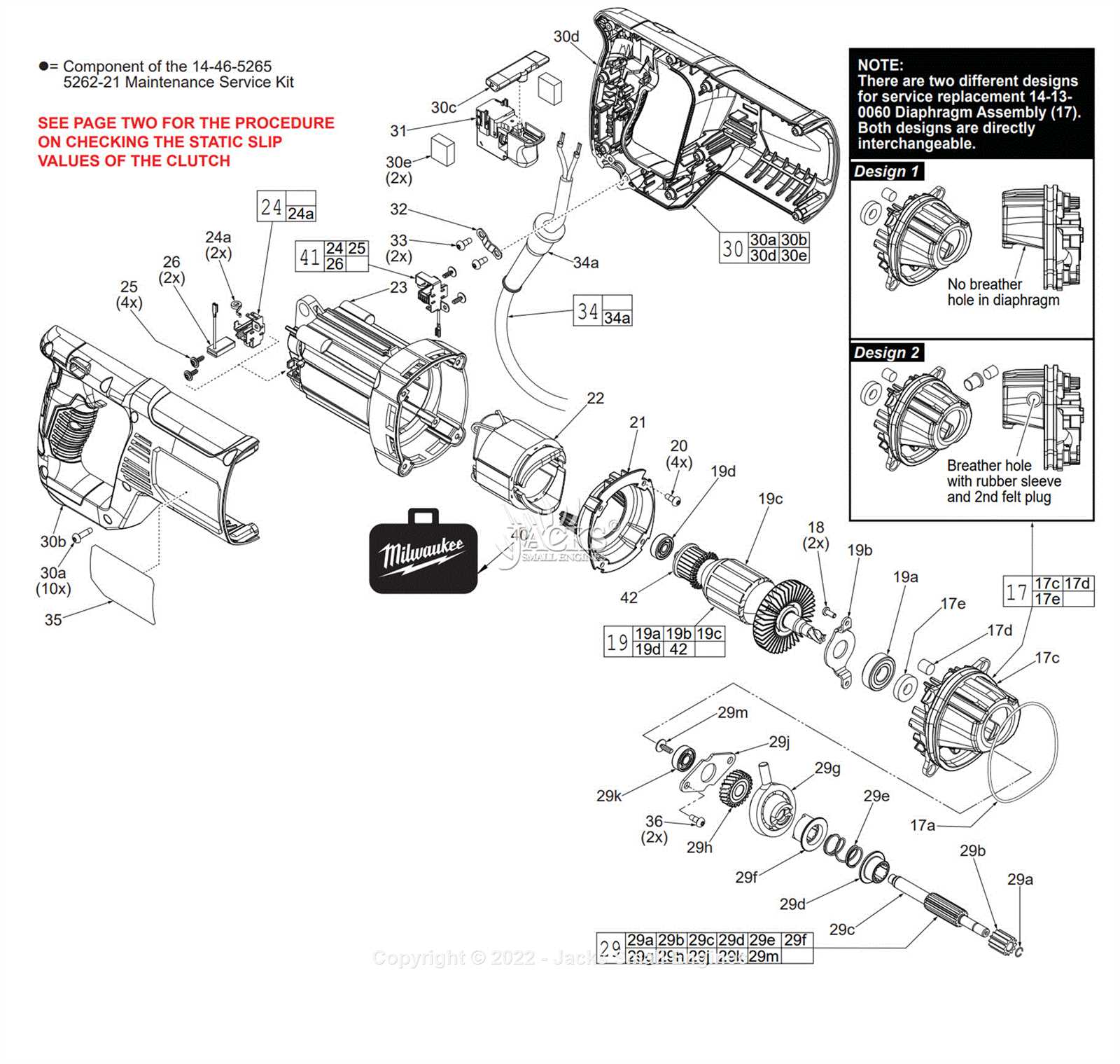 hammer parts diagram