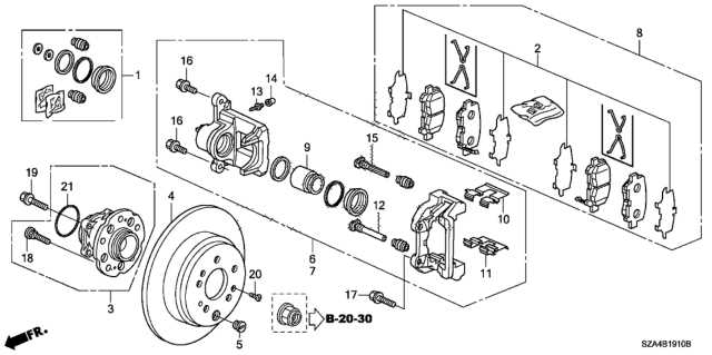 2011 honda pilot parts diagram