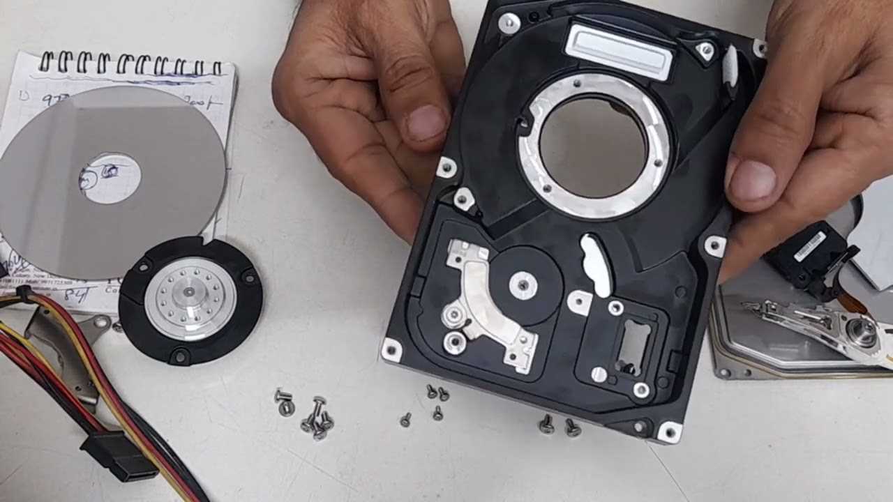 hard drive parts diagram