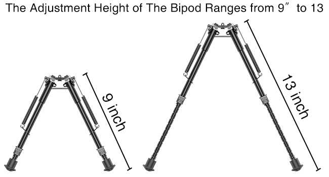 harris bipod parts diagram