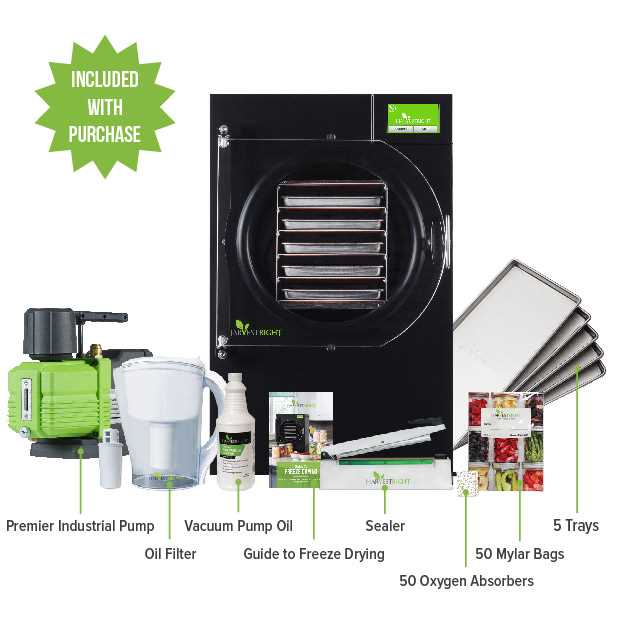 harvest right freeze dryer parts diagram