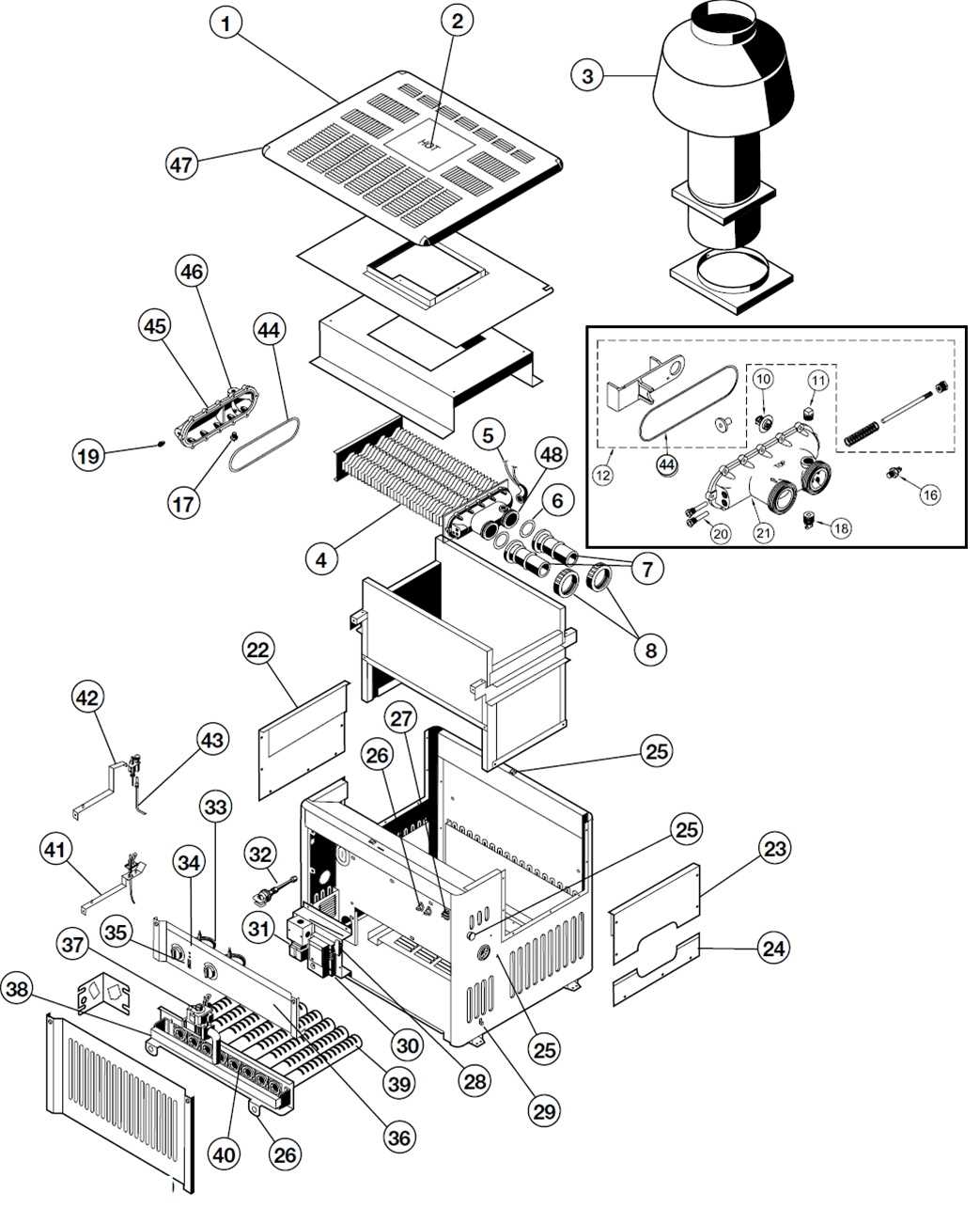 hayward h200 parts diagram