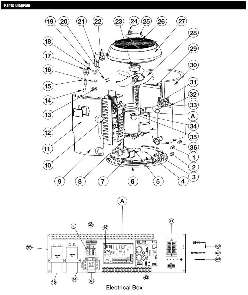 hayward heater parts diagram