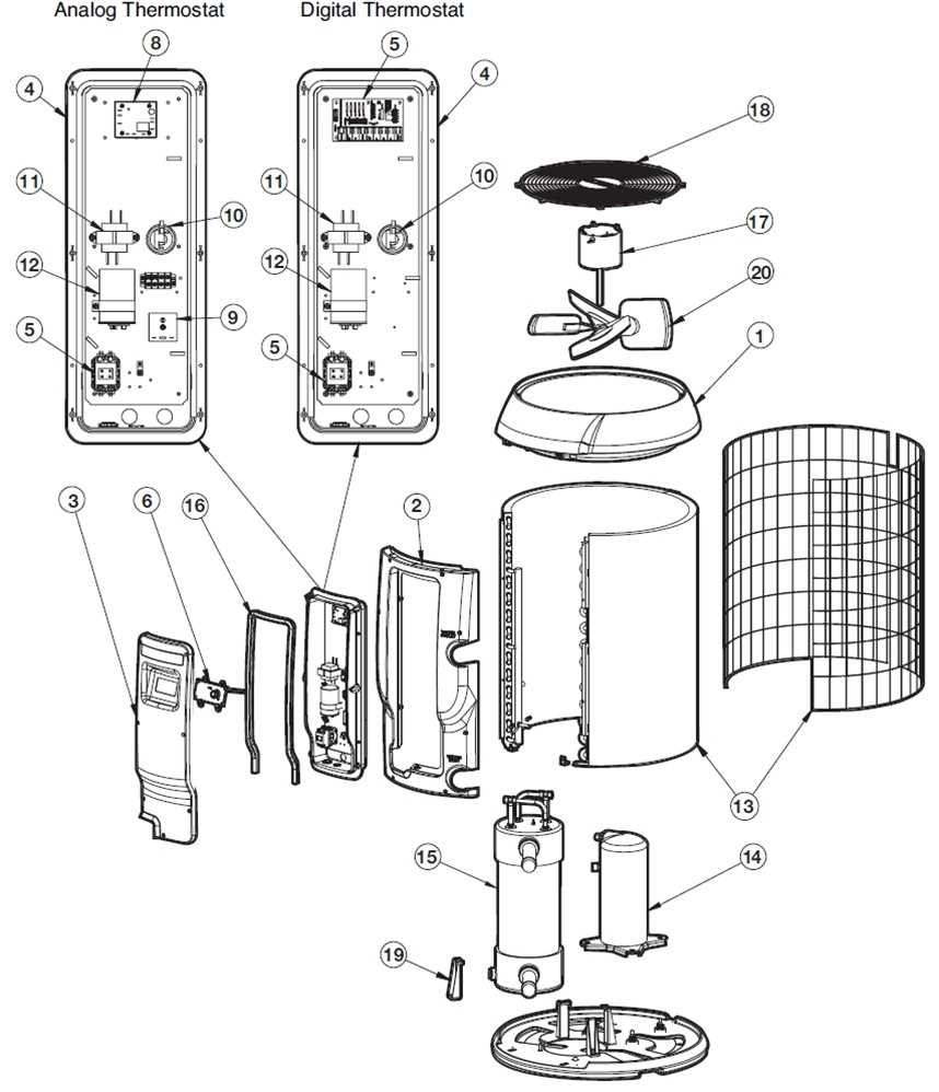 hayward pool heater parts diagram