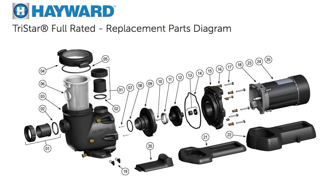 hayward power flo matrix parts diagram