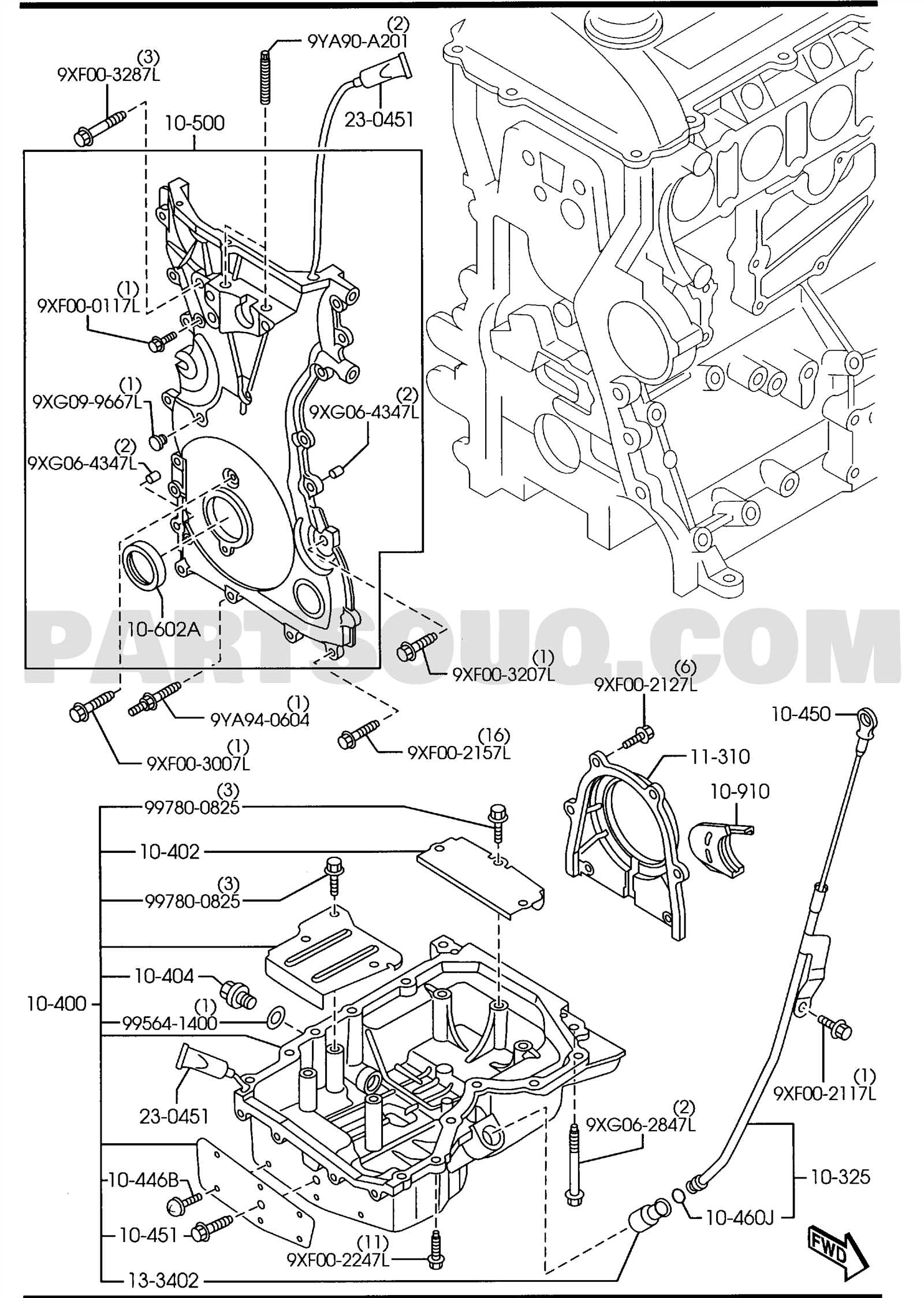 mazda cx 7 engine parts diagram