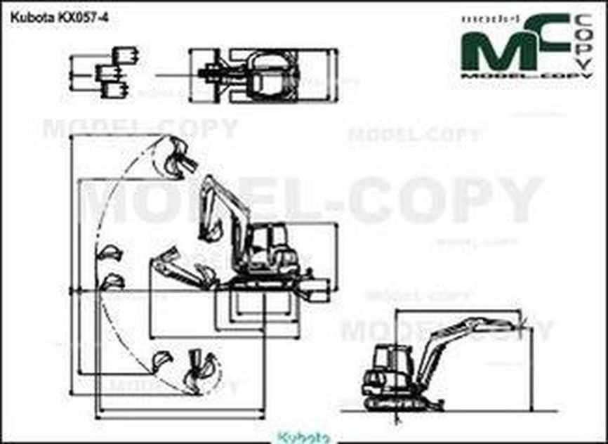 kubota kx057 4 parts diagram