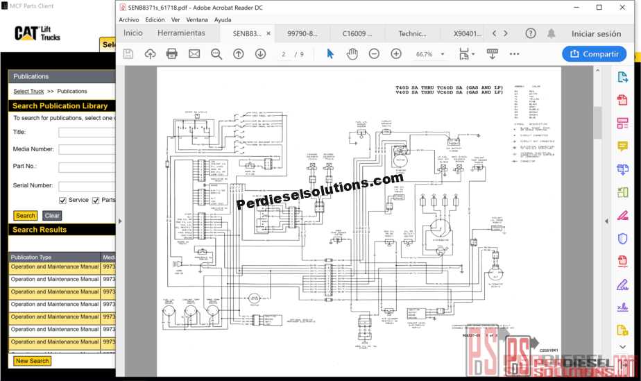 caterpillar cat forklift parts diagram