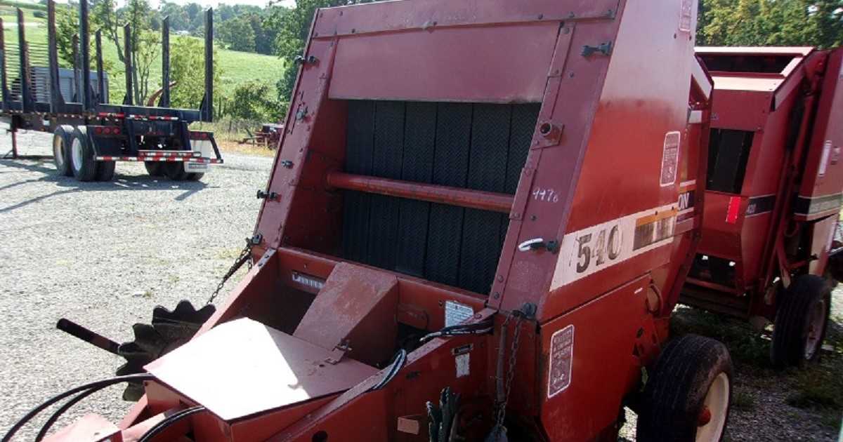 hesston 530 round baler parts diagram