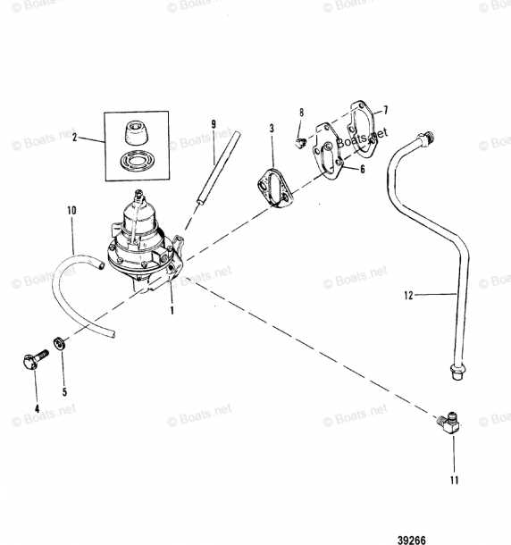 mercury inboard motor parts diagram