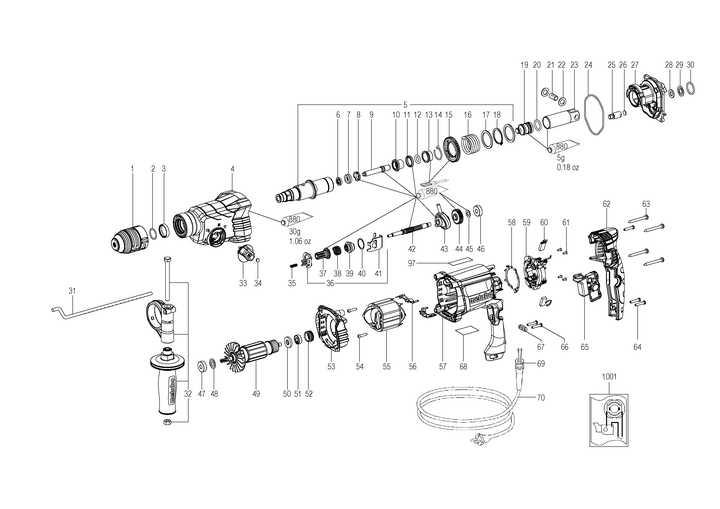 hilti te 17 parts diagram