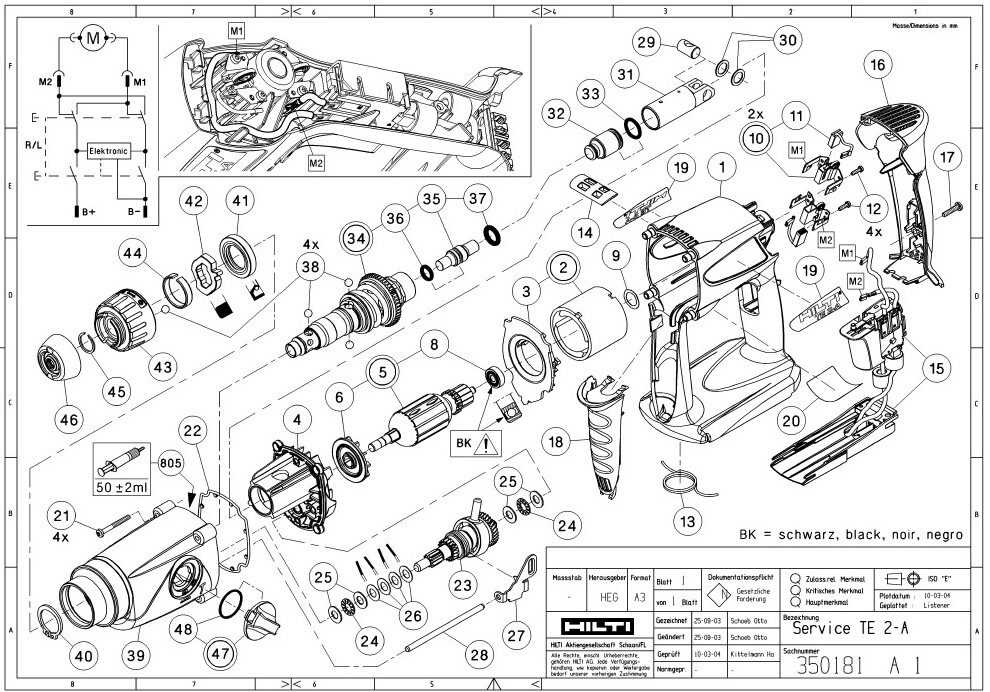 hilti te12s parts diagram