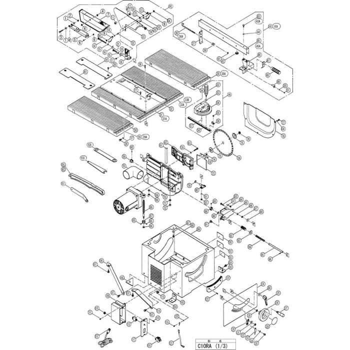 hitachi c10fsh parts diagram