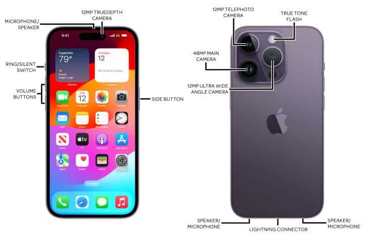 iphone camera parts diagram