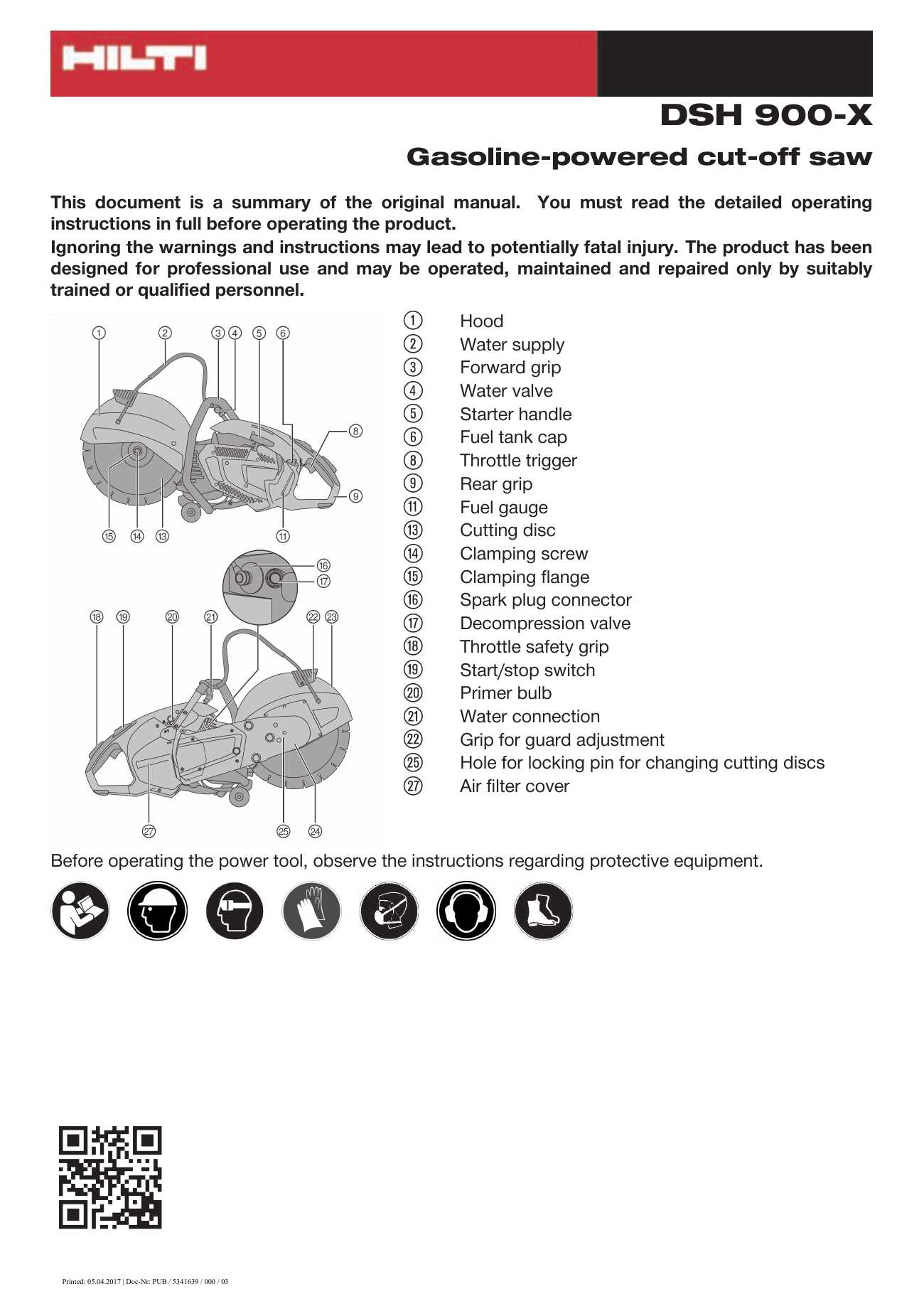 hilti dsh 900 parts diagram