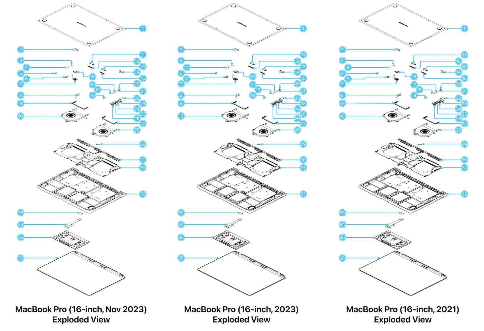 macbook pro parts diagram