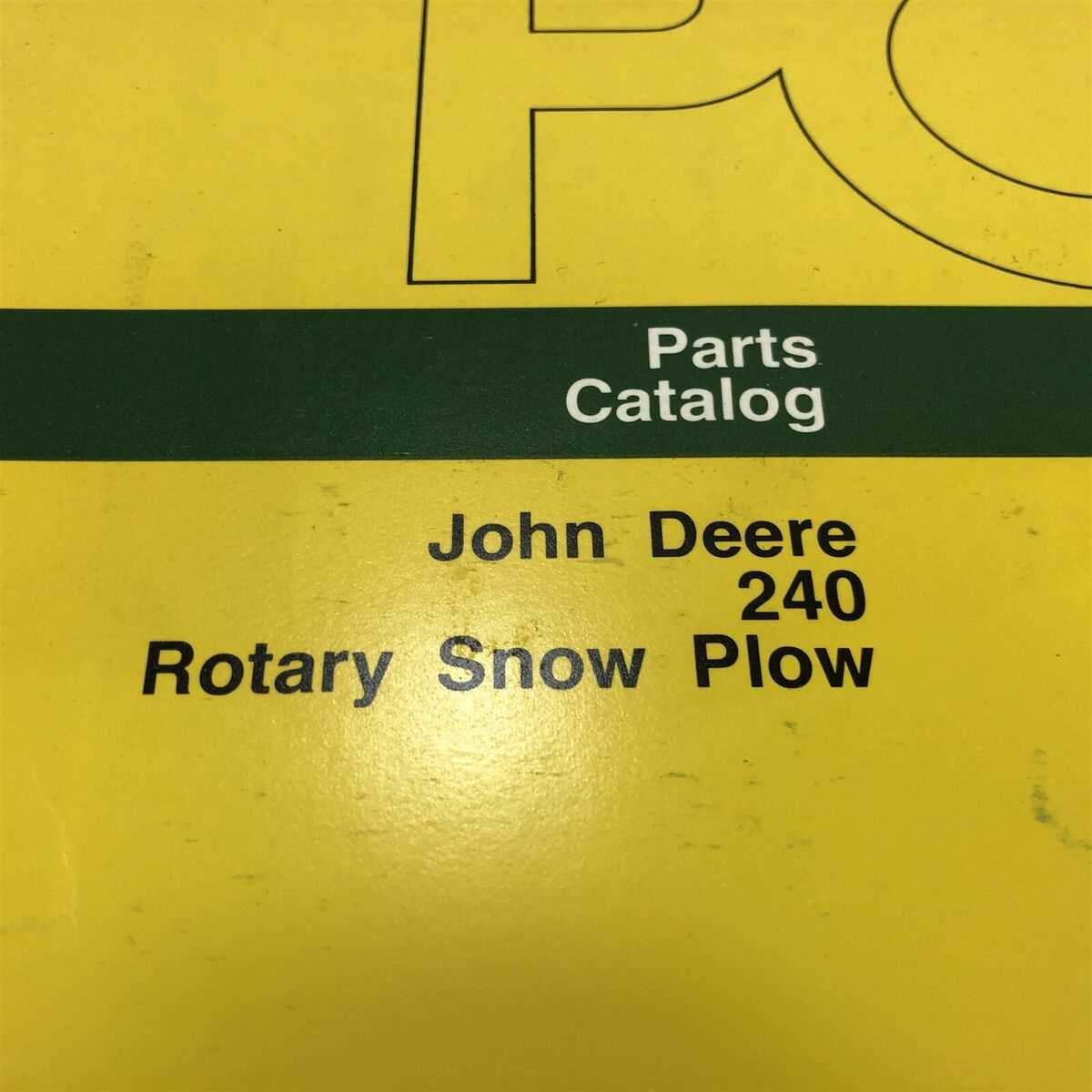 john deere snow plow parts diagram