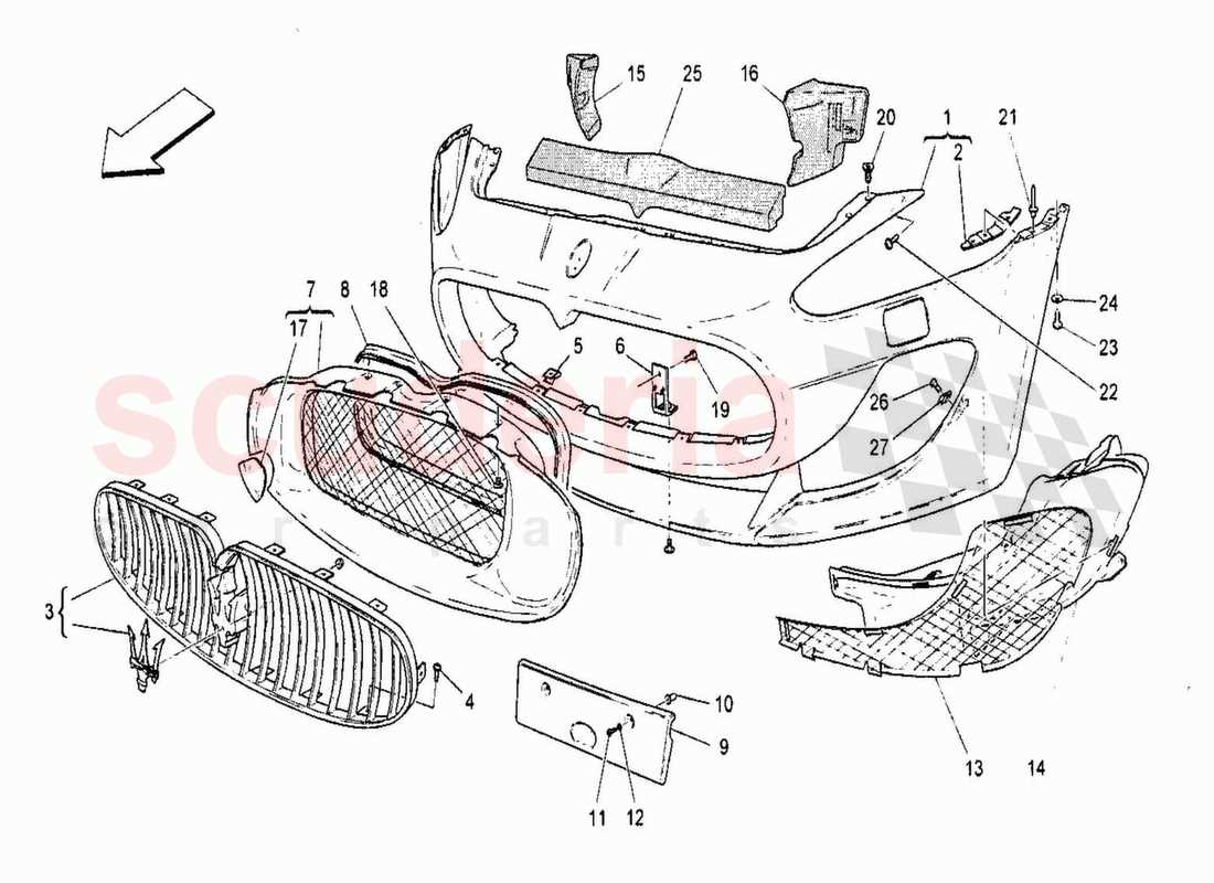 maserati parts diagram