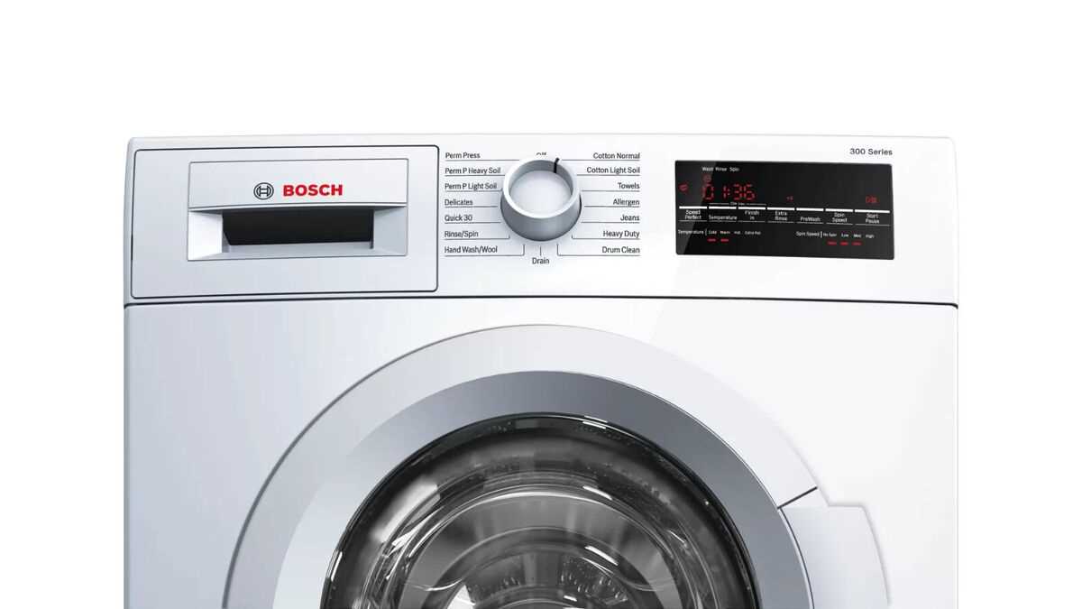 bosch vision 300 series washer parts diagram