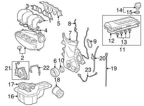 2005 toyota matrix parts diagram