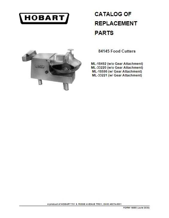 hobart buffalo chopper parts diagram