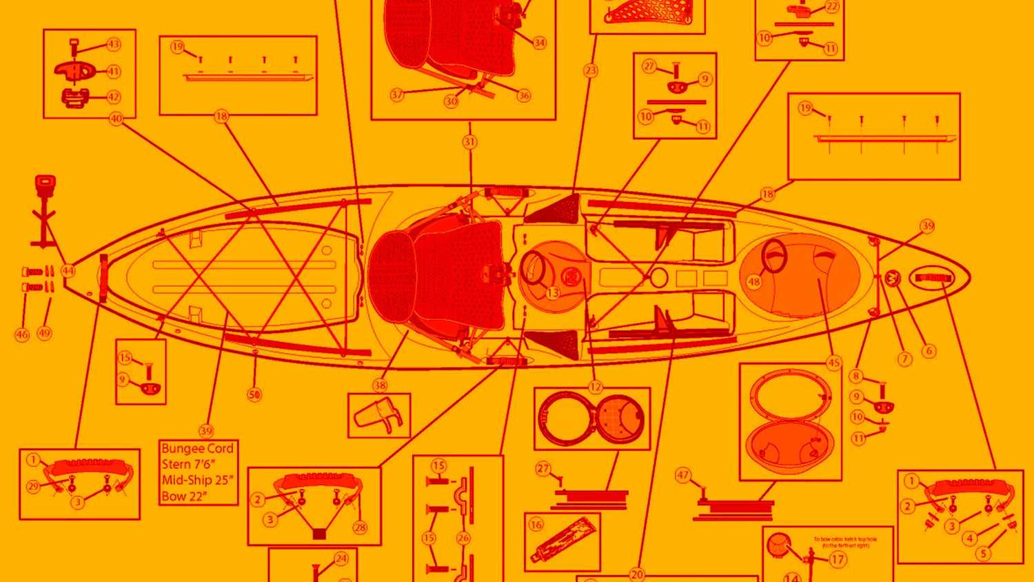 hobie mirage parts diagram