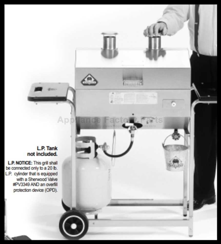 holland grill parts diagram