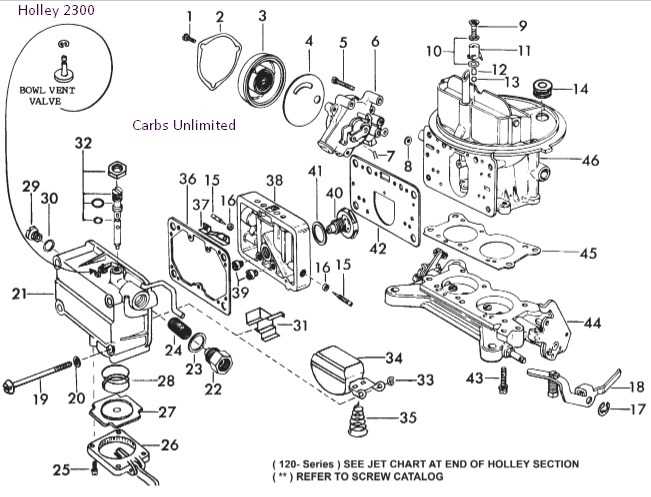 holley parts diagram