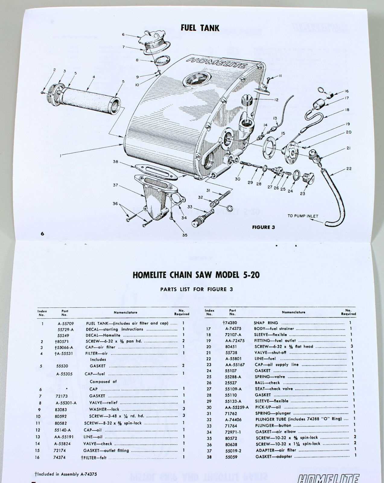 homelite super xl parts diagram