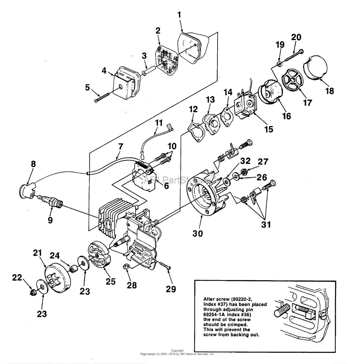 homelite xl parts diagram