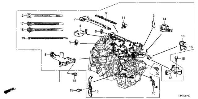 honda accord engine parts diagram