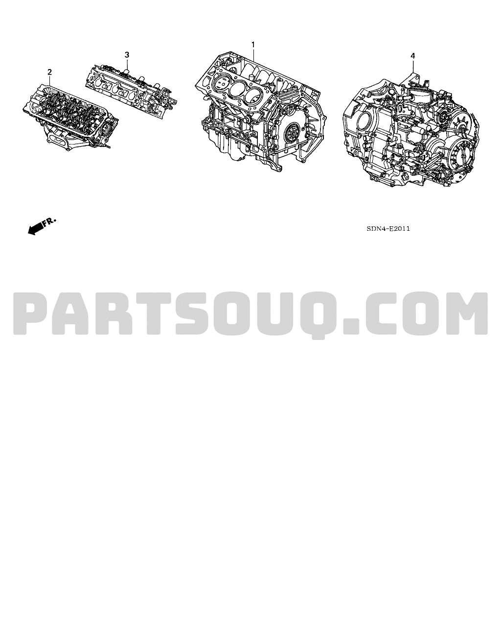 honda accord engine parts diagram