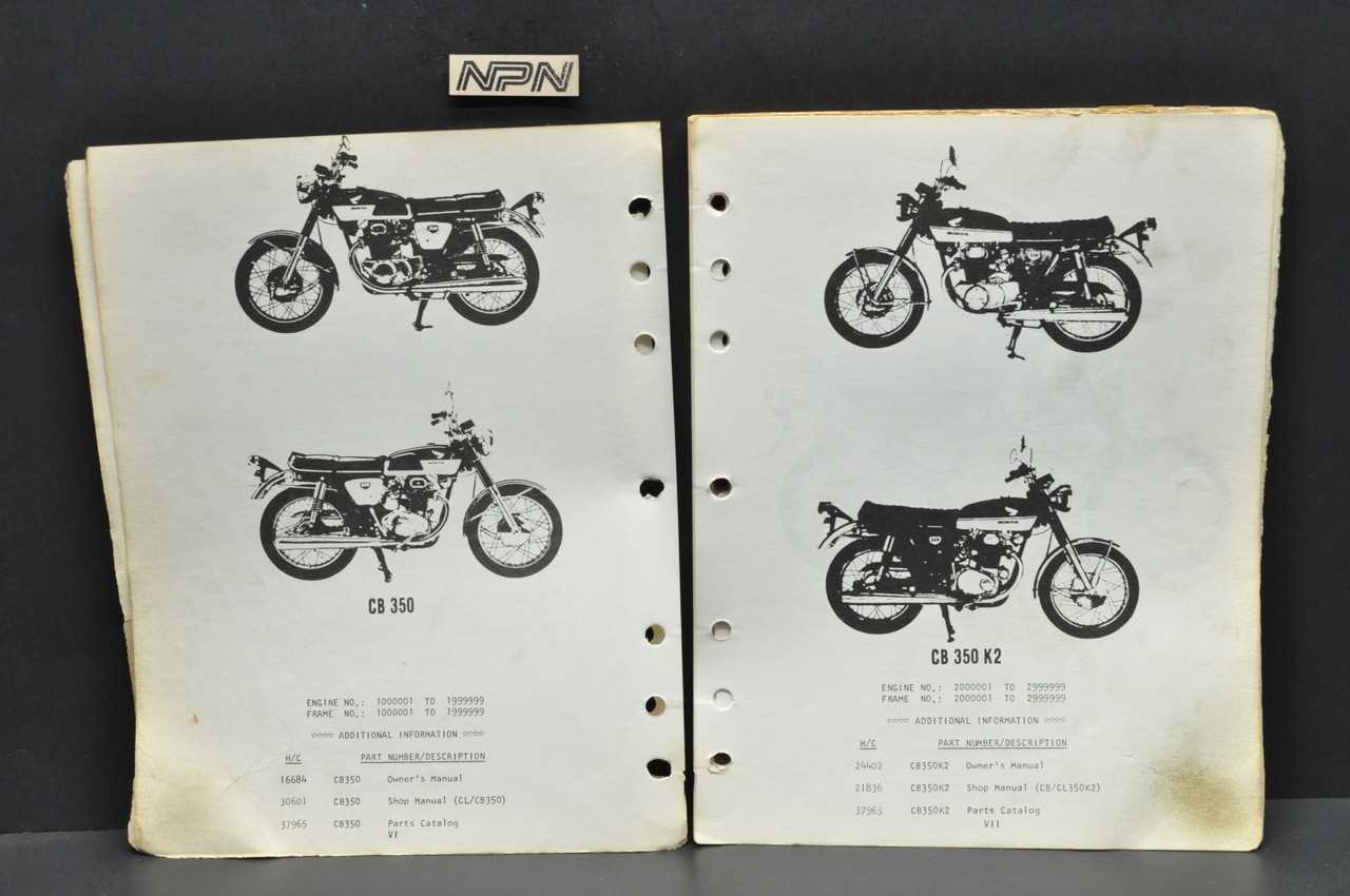 honda cb350 parts diagram