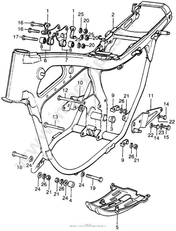 honda cb350 parts diagram