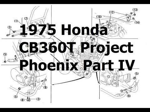 honda cb360 parts diagram