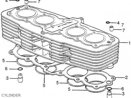 honda cb550 parts diagram