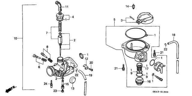 honda crf70 parts diagram