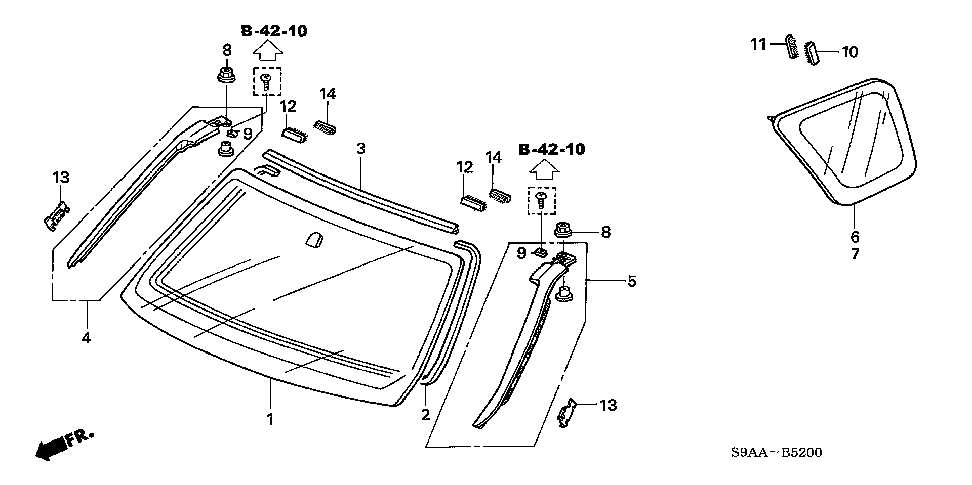 honda crv 2007 parts diagram